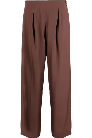 REJINA PYO Pantalon droit à taille haute