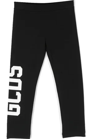 GCDS Legging en coton à logo imprimé