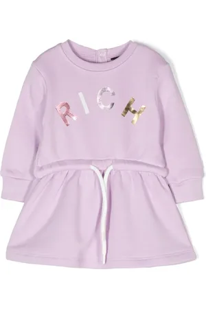 John Richmond Robe à logo imprimé