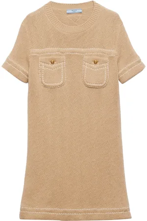 Prada Robe en maille à coupe courte