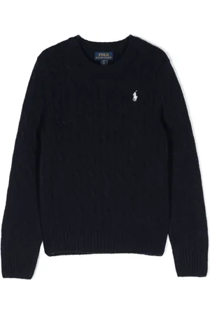 Ralph Lauren Pull Polo Pony en maille torsadée