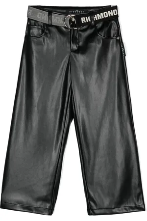 John Richmond Pantalon à plaque logo