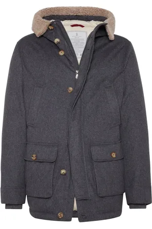 Brunello Cucinelli Veste matelassée à capuche