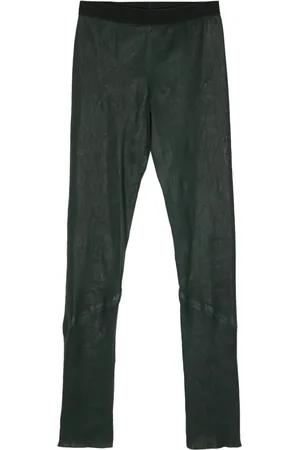 ISAAC SELLAM EXPERIENCE Pantalon en cuir à coupe skinny