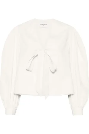 Claudie Pierlot Blouse nouée à col v