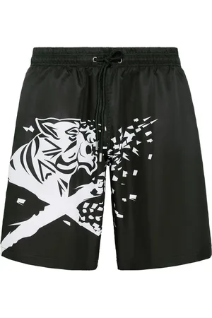 Philipp Plein Short de bain à imprimé graphique