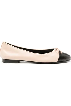 Tory Burch Ballerines en cuir à motif Double T