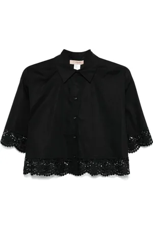 Twin-Set Chemise à détail en dentelle
