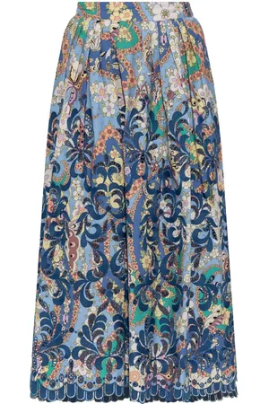 Etro Jupe mi-longue à fleurs