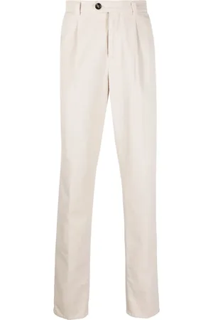 Brunello Cucinelli Pantalon chino à coupe fuselée