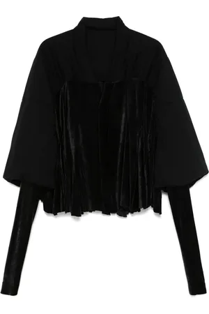 Rick Owens Veste Duvetessa à coupe crop