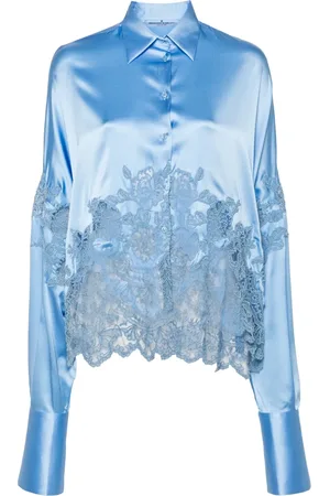 ERMANNO SCERVINO Chemise à empiècement en dentelle