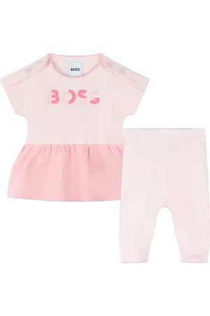 HUGO BOSS Ensemble haut-robe à logo imprimé