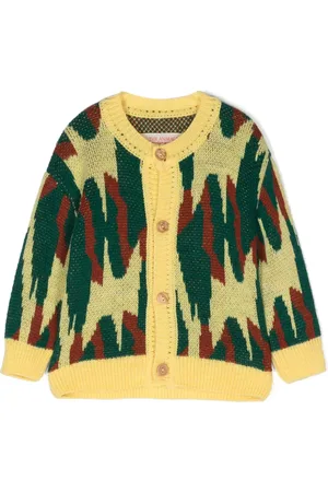 The Animals Observatory Cardigan à motif en intarsia