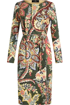 Etro Robe longue à imprimé abstrait