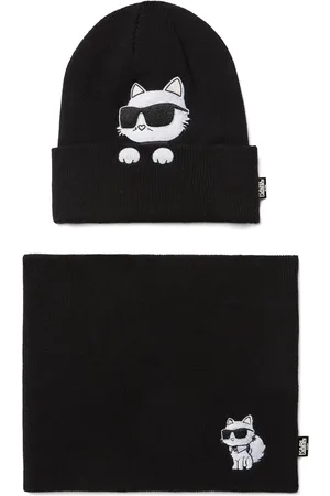 Karl Lagerfeld Ensemble bonnet-écharpe Ikon