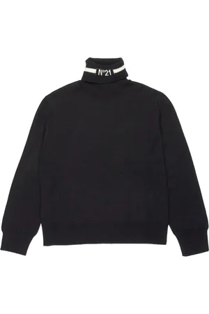 Nº21 Pull en maille fine à col roulé