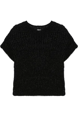 Agnona T-shirt en maille épaisse