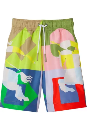 Burberry Short de bain à imprimé Equestrian Knight
