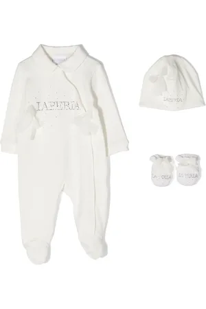 La Perla Trousseau de naissance à logo brodé