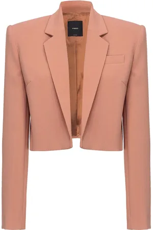 Pinko Blazer crop à simple boutonnage