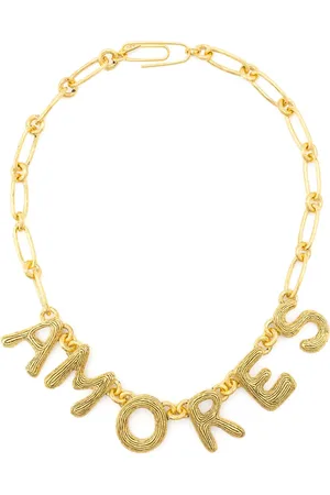 Aurélie Bidermann Amaite letter-charm necklace