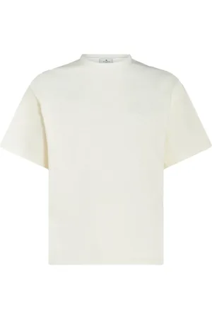 Etro T-shirt en coton à logo brodé