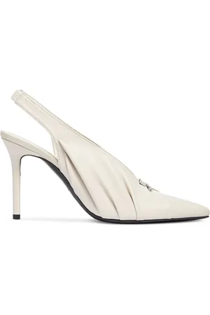 Courrèges Escarpins drapés à bride arrirère