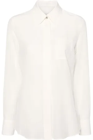 Lanvin Chemise en soie à boutonnière sur le devant