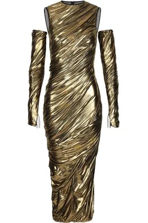 Dolce & Gabbana Robe à fini ciré