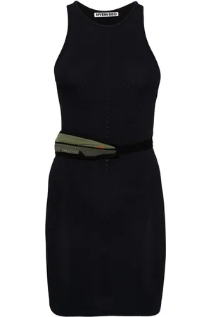 Hyein Seo Robe-débardeur à détail de pochette