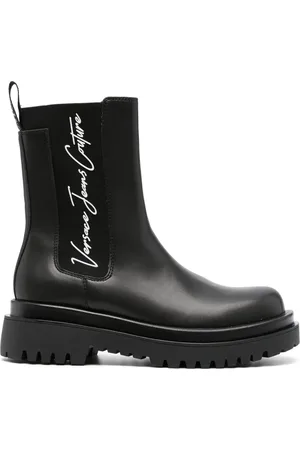 VERSACE Bottines Drew à logo imprimé