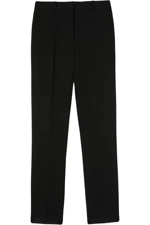 Jil Sander Pantalon droit à taille haute