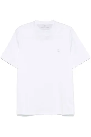 Brunello Cucinelli T-shirt à logo imprimé