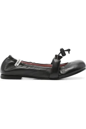 Premiata Ballerines en cuir à détail élastiqué