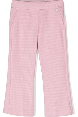 MONNALISA Pantalon évasé à motif pied-de-poule
