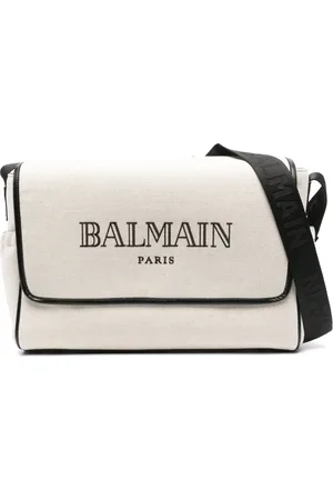 Balmain Sac à langer à logo brodé
