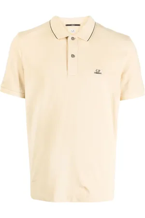 C.P. Company Polo en coton à patch logo
