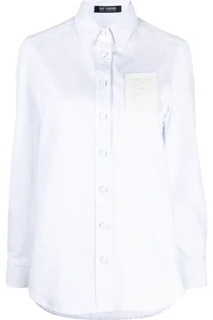 RAF SIMONS Chemise à patch logo