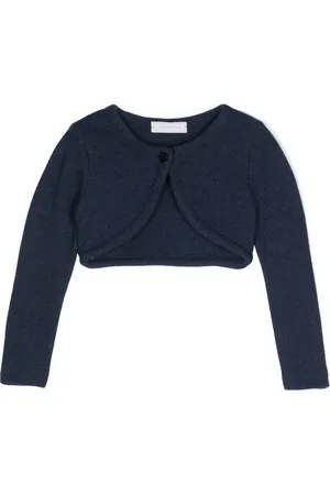 MONNALISA Cardigan crop à breloque cœur