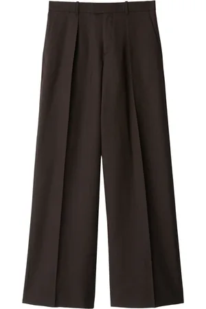 Burberry Pantalon de costume à plis marqués