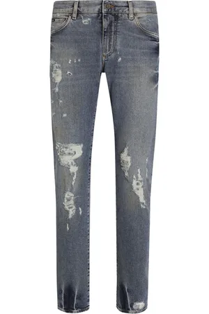 Dolce & Gabbana Jean slim à effet usé