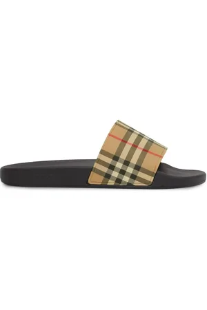 Burberry Claquettes à carreaux