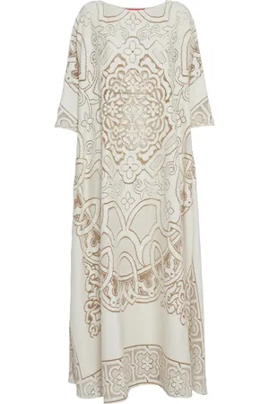 La DoubleJ Robe longue Muumuu à broderies