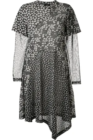 GOEN.J Robe asymétrique à fleurs