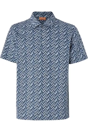 Missoni Polo à motif zigzag en jacquard