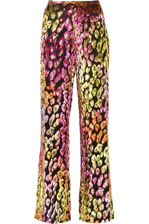 FORTE FORTE Pantalon ample à motif léopard