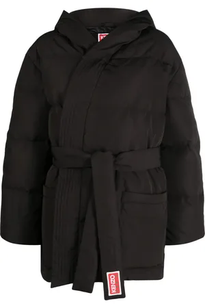 Kenzo Veste cache-cœur à taille ceinturée