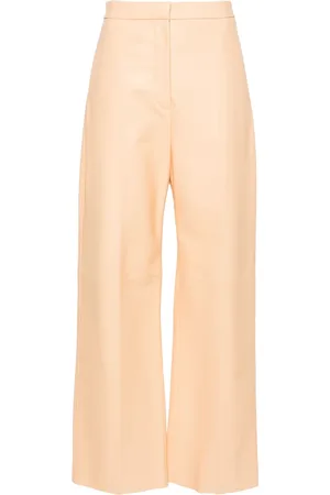 Fabiana Filippi Pantalon en cuir à coupe ample