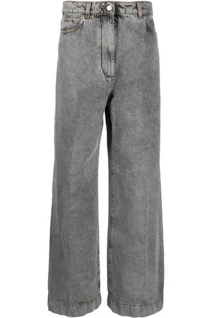 Etro Jean ample à logo brodé